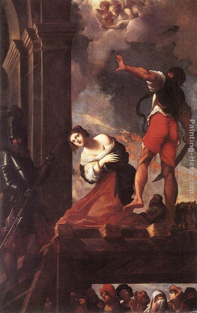 Lodovico Carracci The Martyrdom of St Margaret